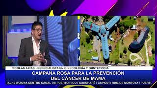 Campaña Rosa para la prevención del cáncer de mama [upl. by Ursulina]