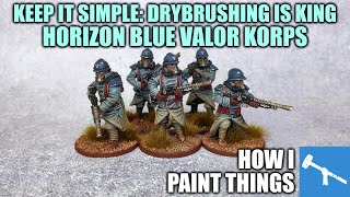 Batch Painting Valor Korps Infantry  Drybrushing amp Shades How I Paint Things [upl. by Fisuoy178]