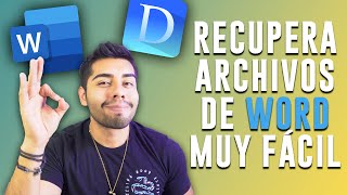 Recupera archivos Eliminados de Word muy fácil [upl. by Litt]