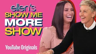 Too Hot for TV Demi Lovato and Ellen Play 5 Second Rule [upl. by Beckie]