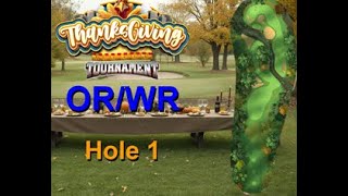 H1M Golf Clash Thanksgiving 2024 Hole 1 Master FTP ORWR Eagle Send It Practice this to get a feel [upl. by Nekcarb]