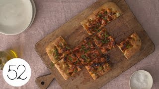 Tomato Sauce amp Green Onion Focaccia [upl. by Macdonell602]