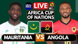 🔴MAURITANIA vs ANGOLA LIVE  AFCON 2024  Full Match LIVE Today [upl. by Nossila]