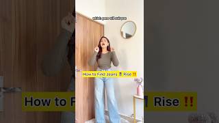 How to find jeans 👖 size youtubeshorts jeans howto fashion style fyi hacks [upl. by Mcguire596]