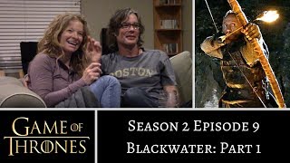 Game of Thrones S2E9 PART 1 Blackwater REACTION [upl. by Euqirne]