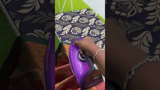 Saree Pre pleating sareeprepleatingandfolding ytshortsvideo tamilsong [upl. by Nagrom]