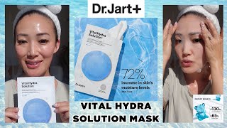 Dr Jart DERMASK™ WATER JET VITAL HYDRA SOLUTION™ FACE MASK drjart [upl. by Sudoeht]