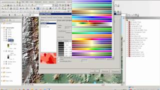 ArcGIS Desktop part 11 poster creation part 6 manual grouping of raster values [upl. by Aloin]