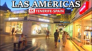 TENERIFE  PLAYA DE LAS AMÉRICAS  This is what Nightlife looks like Now 🌚 4K Walk ● Nov 2023 [upl. by Chavey]