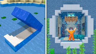 How To Build A Modern Underwater Secret Base in Minecraft [upl. by Aundrea649]