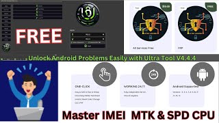 Update Review Ultra Tool V444 Solve All Android Problems Fast Unlock All Mobile FRP [upl. by Rome]