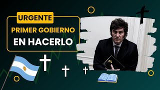 IMPACTANTE ANUNCIO BIBLICO del gobierno de Javier Milei 🙌 ultimahora [upl. by Sampson]