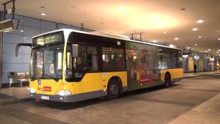 Busse in Berlin Steglitz Haltestelle Kreisel  BVG Citaro MAN Volvo 1080p [upl. by Burkley]