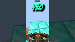 NOOB VS PRO VS MONTCLAIRBEAR minecraft shorts gaming [upl. by Noek]