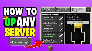 How To Give OP On A Minehut Server Admin  How To Get a Operator In Minecraft Server PEJAVA [upl. by Taima785]