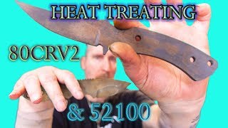 Heat Treating 80crv2 amp 52100 A Knife Makers Guide 2018 [upl. by Reyam]