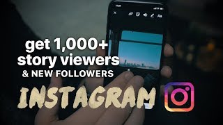 get 1000 INSTAGRAM STORY views every time you post 😧 [upl. by Jeanelle]