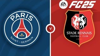 PSG vs Rennais  Ligue 1 McDonalds  FC 25 [upl. by Ardnuasak]