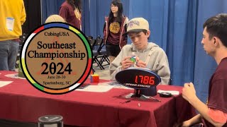 I MADE SKEWB FINALS  Southeast Cubing Championship 2024 VlogHighlights [upl. by Oiramej]