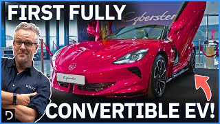 MG Cyberster 2024 Fully Electric Fully Convertible New MG  Drivecomau [upl. by Ientirb]