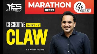 Company Law MARATHON for Dec 2022 Part 2  CS Executive Marathon for Dec 22  CS Vikas Vohra [upl. by Ridglee222]