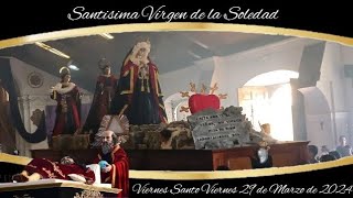 En los Brazos de María  Salida de la Virgen de Soledad de San Sebastián 2024 [upl. by Oretna]