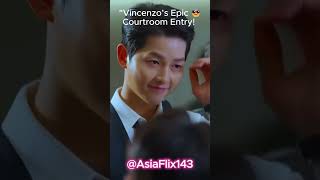 quotquotVincenzos Iconic Courtroom Entrance 🎭💥  KDrama Power Move 😎 Shortsquot  AsiaFlix143quot [upl. by Aisined]