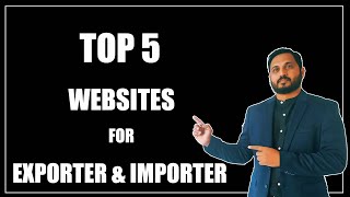 Top 5 important websites for export amp import 2021  2022 [upl. by Berneta]