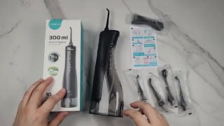 COSLUS Portable Water Flosser Deep Clean Your Teeth with Ease [upl. by Lankton172]