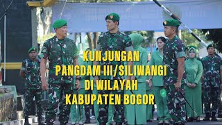 Kunjungan Pangdam III Siliwangi di wilayah Kabupaten Bogor [upl. by Reniar737]