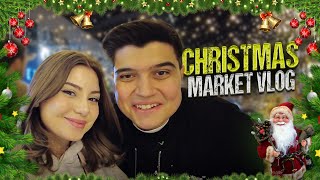 CHRISTMAS MARKET VLOG  🎄🎅🏻 [upl. by Einrae]