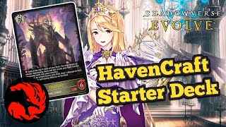 Maculate Ablution HavenCraft Starterdeck  Shadowverse Evolve TCG [upl. by Aynav]