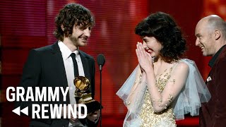 Watch Gotye amp Kimbra Win GRAMMY For “Somebody That I Used To Know” In 2013  GRAMMY Rewind [upl. by Amerd667]