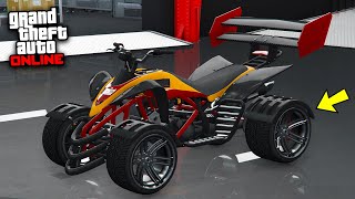 STREET BLAZER Customization Spy Racing Quad  GTA 5 Online DLC Motorcycle Customization [upl. by Anotal]