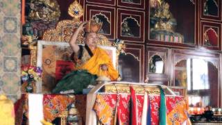 Red Crown Ceremony by H E Gyaltsab Rinpoche [upl. by Mossberg382]