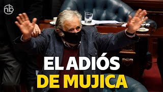 EL EMOTIVO DISCURSO DE DESPEDIDA DE LA POLÍTICA DEL GRAN “PEPE” MUJICA [upl. by Kcered77]