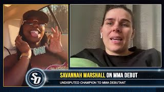 CLARESSA SHIELDS CAN WALK ME OUT  Savannah Marshall ready for MMA DEBUT [upl. by Anesusa]