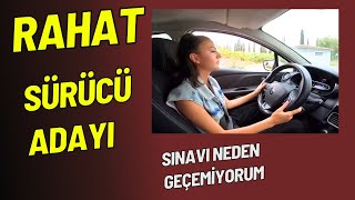 RAHATLIKTAN EHLİYET ALAMAYAN SÜRÜCÜ ADAYI  3 SINAV [upl. by Noval994]