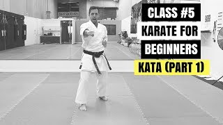 Martial Arts for Beginners – Lesson 5  Basic Karate Cobra Kai  KATA MOVES Part 1 [upl. by Kaiulani405]