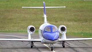 ✈ Unique Design and Rare ✈ Honda HA420 HondaJet  Landing at Nancy shorts aviation plane video [upl. by Lorry]