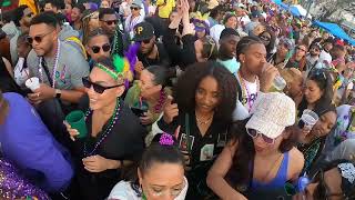 The Coterie Bacchus Sunday Mardi Gras Block Party 2023 [upl. by Duthie]