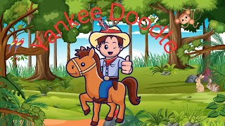 Yankee Doodle  Nursery Rhymes with Lyrics  Kids Songs [upl. by Yeleak]