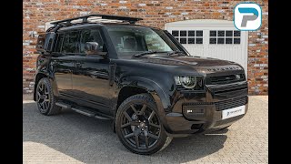 202222 LAND ROVER DEFENDER D300 30 SE HARD TOP IN SANTORINI BLACK METALLIC WITH BLACK LEATHER [upl. by Sherard]