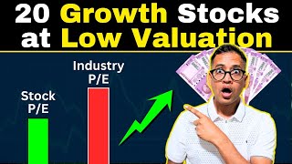 20 GROWTH Stocks at LOW Valuation  Time to Buy Rahul Jain Analysis stockmarket rahuljainfinance [upl. by Haya]