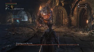 Bloodborne Watchdog of the Old Lords Defiled Dungeon Boss Fight [upl. by Nadda]