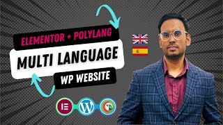 How to create a multi language website using Polylang and Elementor in WordPress tutorial [upl. by Healy244]