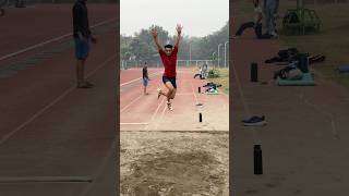 Training for track triplejump motivation ytshorts viralshort jump [upl. by Yliab]