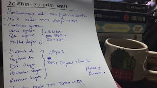 21EKİMPZT10 GÜNLÜK KAMP PLANI YAPILACAKLAR2x izleyinnyks2025 yks [upl. by Manno]