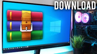 How To Download WinRAR For PC  Install WinRAR For Windows 10 [upl. by Lathe]