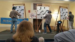 American Crossword Puzzle Tournament 2019  A Division Finals [upl. by Carmen431]